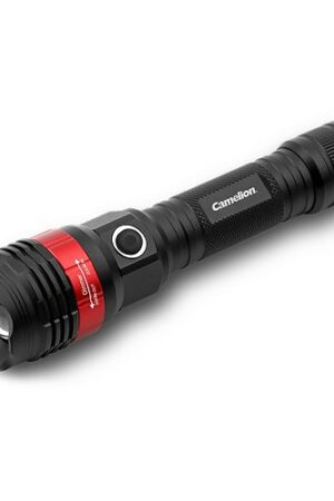 T6 LED Aluminium zoomable flashlight with clip and sling