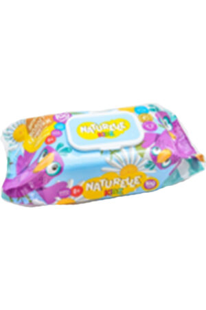 ბავშვის სველი ხელსახოცი "NATURELLE" kidz (0+), 2 х 100 ც., გვირილა / ალოე (50% ფასდაკლება მეორე შეფუთვაზე)