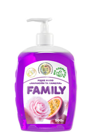 FOR MY FAMILY თხევადი საპონი  მარაკუია და კამელია 500გრ