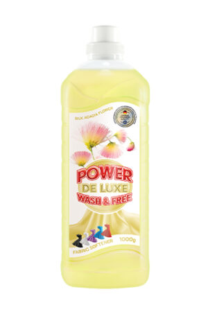 POWER DE LUXE ქსოვილის კონცენტრირებული დამარბილებელი აბრეშუმის აკაციის ფერი 1000 გრ.
