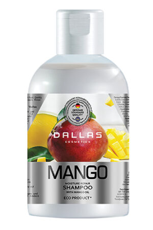 მკვებავი შამპუნი მანგოს ზეთით Dallas Mango, 1000 გრ (მშრალი და დაზიანებული თმისთვის)
