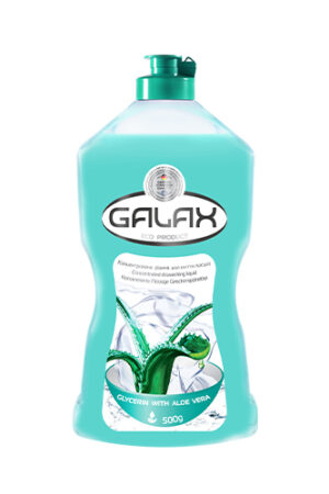 GALAX ჭურჭლის სარეცხი კონცენტრირებული სითხე გლიცერინი და ალოე ვერა 500 გრ