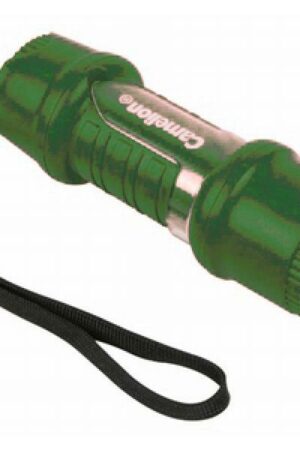 Camelion TRAVLight LED Pocket Rubber Flashlight  3AAA (batteries included); 40 lumenbs, 40h; red