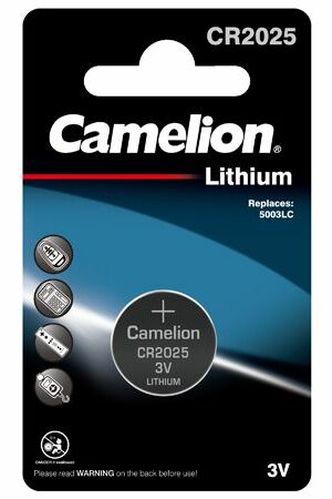 Camelion CR2025 ლითიუმის ელემენტი-ღილაკი