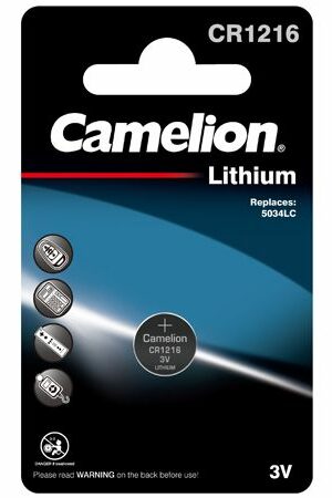 Camelion CR1216 ლითიუმის ელემენტი-ღილაკი