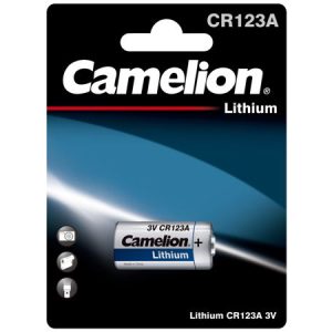 Camelion CR123A ფოტო ლითიუმი