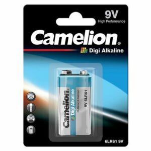 Camelion Digi Alkaline 9V ელემენტი, 1ც შეკვრა, 6LR61-BP1DG
