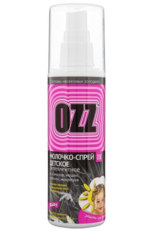 OZZ-Baby - საბავშვო რეფელენტი რძიანი, სპრეი, კოღოების საწინააღმდეგო