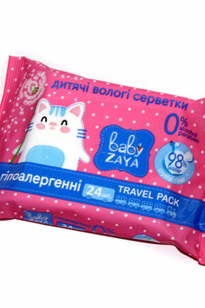 სველი ხელსახოცი "Baby Zaya " ჰიპოალერგიული, 24 ცალი