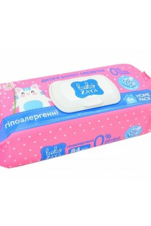 სველი ხელსახოცი "Baby Zaya " ჰიპოალერგიული 84 ცალი
