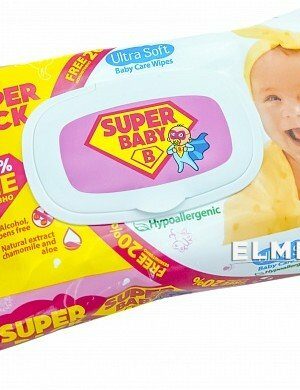 სველი ხელსახოცი «SuperBaby» 72 ცალი (ყუთში)