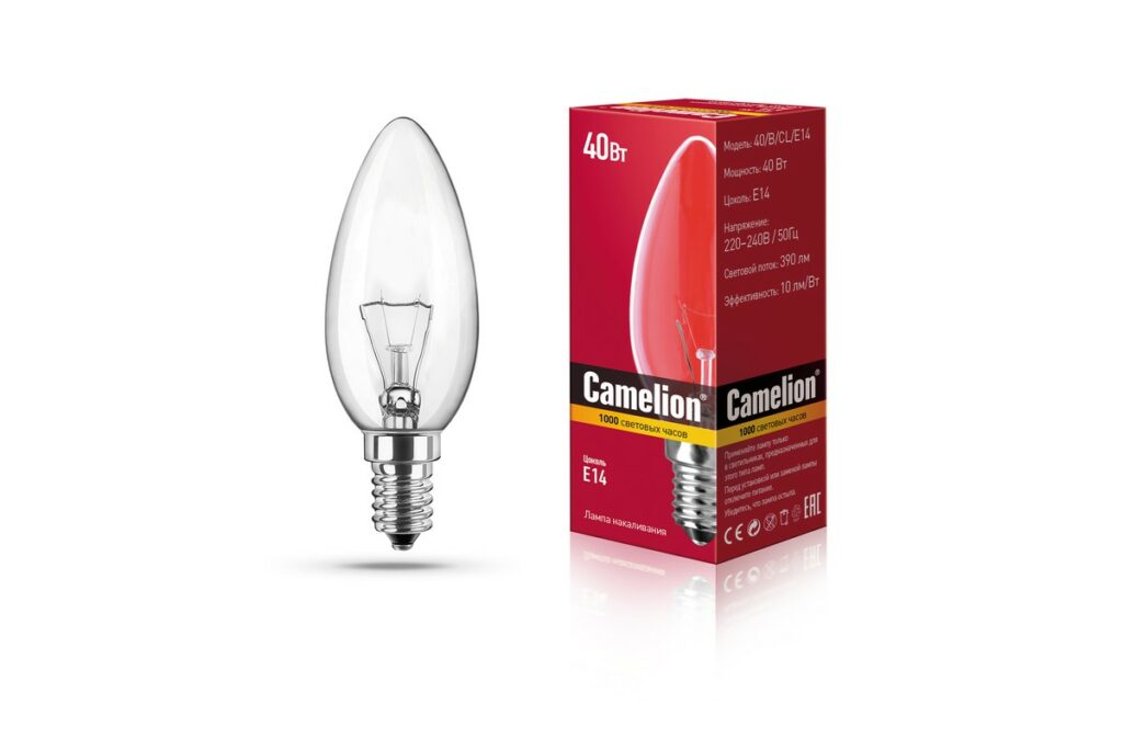 MIC Camelion 40BCLE14 ვარვარა ნათურა