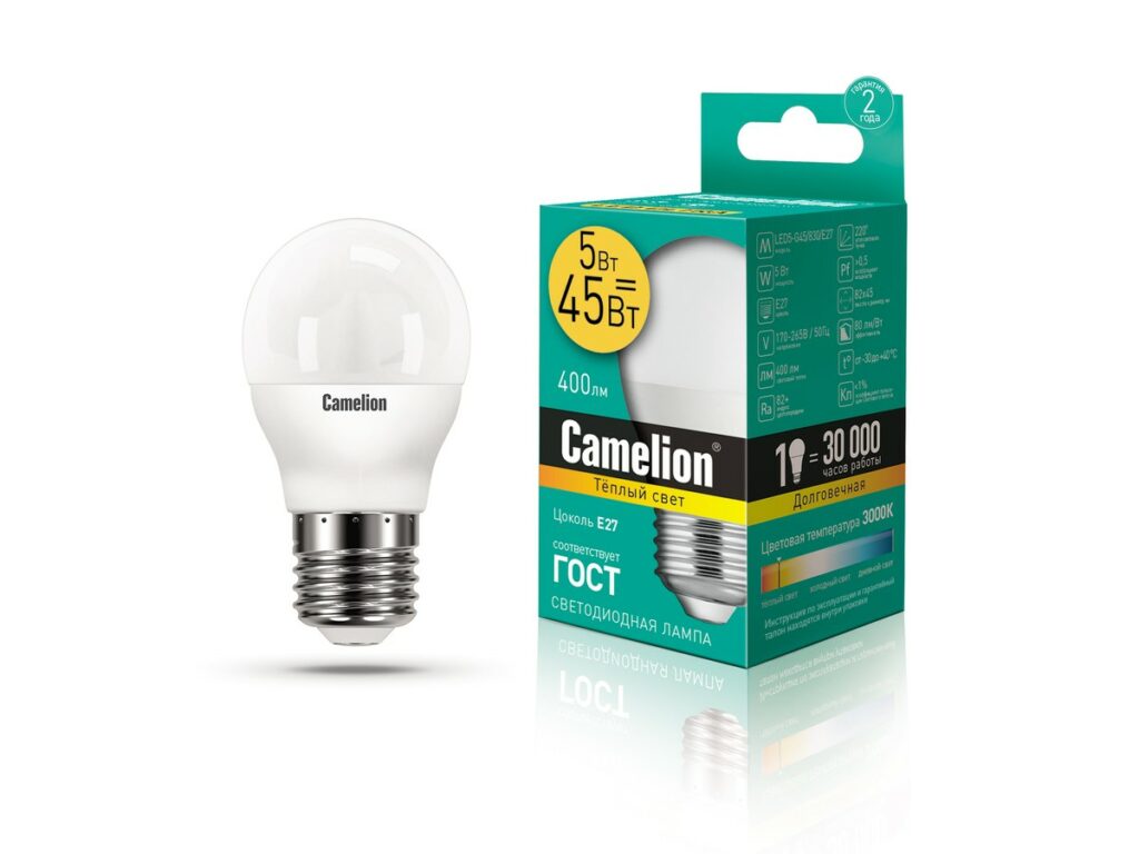 Camelion ეკონომიური LED ნათურა