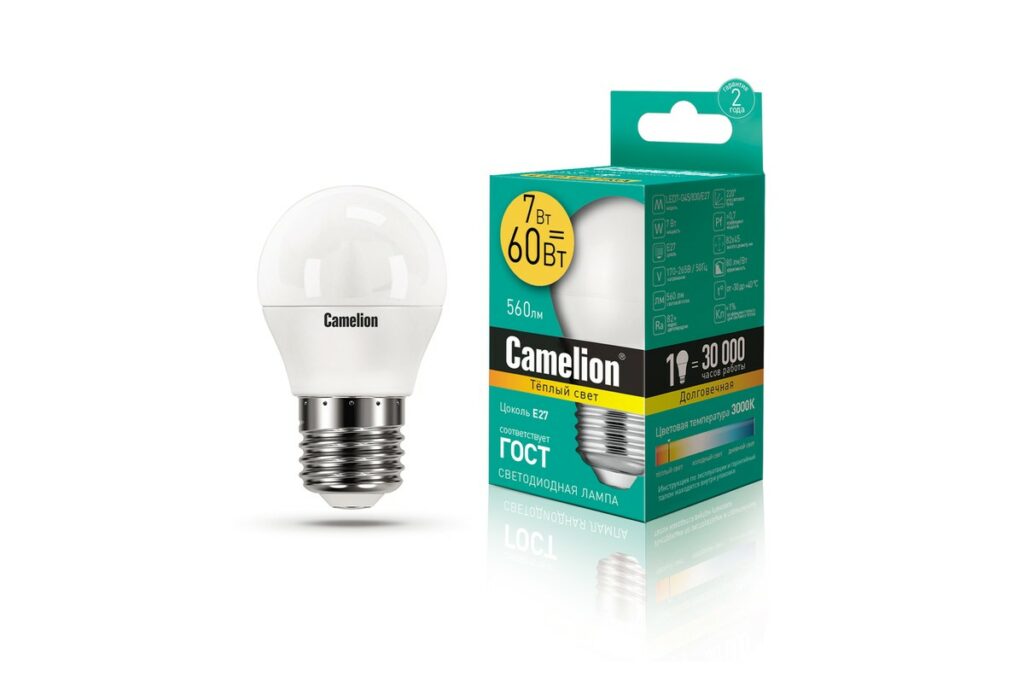 Camelion ეკონომიური LED ნათურა