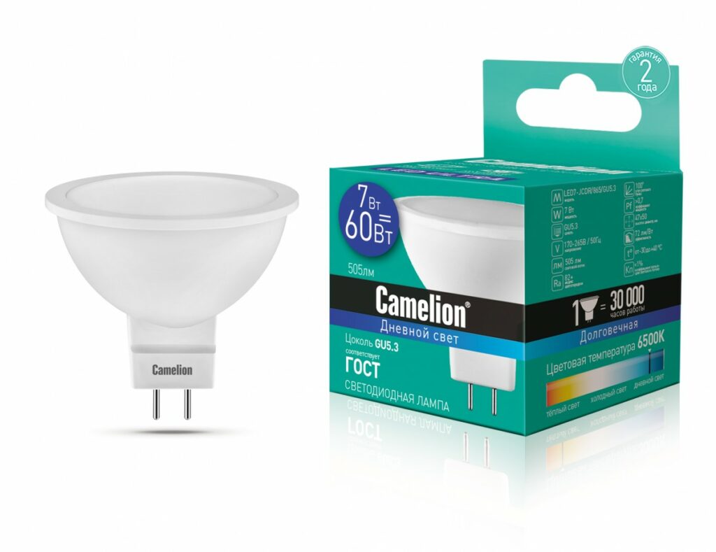 Camelion ეკონომიური LED ნათურა