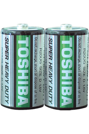 Toshiba Super Heavy Duty, Black D, 2-pc shrink