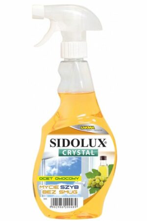 SIDOLUX CRYSTAL შუშის საწმენდი სითხე ხილის ძმრით 0,500 ლ