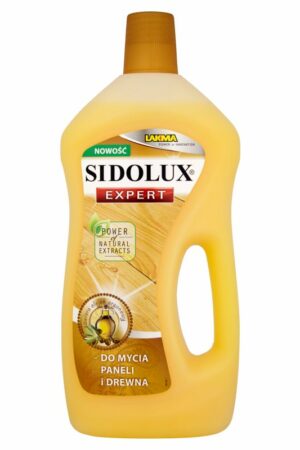 SIDOLUX EXPERT უნივერსალური საწმენდი ხის იატაკისთვის და ლამინატისთვის ორგანის ზეთით NEW 0,750 ლიტრია