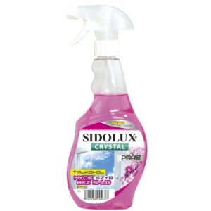 SIDOLUX CRYSTAL შუშის საწმენდი სითხე ყვავილის არომატით 0,500 ლ