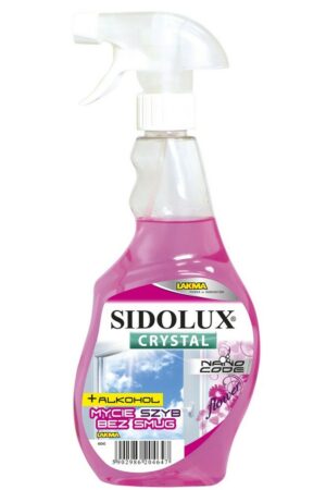 SIDOLUX CRYSTAL შუშის საწმენდი სითხე ყვავილის არომატით 0,500 ლ
