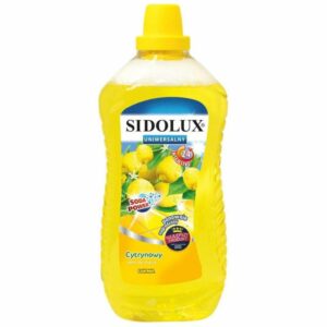 SIDOLUX უნივერსალური საწმენდი სითხე ლიმონის არომატით  1 ლიტრიანი