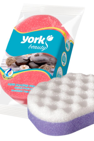 York ორმხრივი აბაზანის ღრუბელი ოვალური