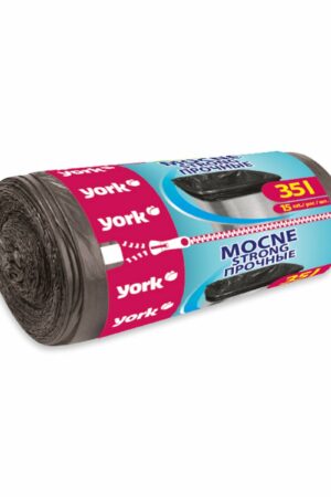 3465 - York ნაგვის პარკი მყარი 35ლ/15 ცალიანი შეკვრა 50 x 60 სმ; 27 µm
