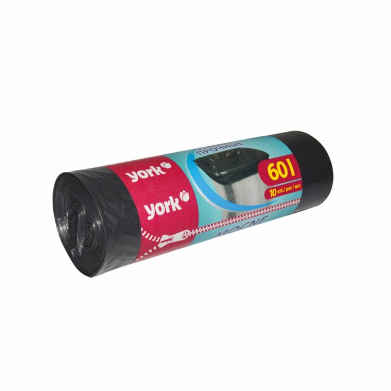 3472 - York ნაგვის პარკი მყარი 60ლ/10 ცალიანი შეკვრა 55 x 55 x 155 სმ; 27 µm