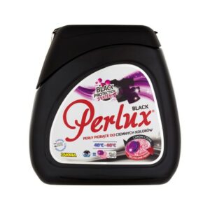 PERLUX SUPER COMPACT BLACK - სარეცხი საშუალება დაკომპრესებული 24 ცალიანი. შავი და მუქი ფერის სარეცხვისთვის