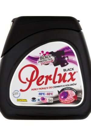PERLUX SUPER COMPACT BLACK - სარეცხი საშუალება დაკომპრესებული 24 ცალიანი. შავი და მუქი ფერის სარეცხვისთვის