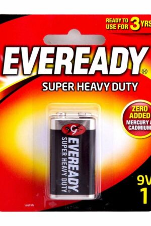 Eveready Super Heavy Duty 9V, 1-pc blister