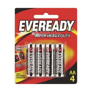 Eveready Heavy Duty AA, 4-pc shrink