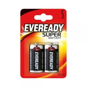 Eveready Super Heavy Duty C, 2-pc blister