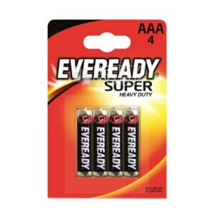 Eveready Super Heavy Duty AAA, 4-pc blister