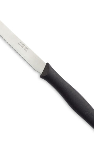 Nova, Table Knife (Serrated), Black, 110mm, bulk