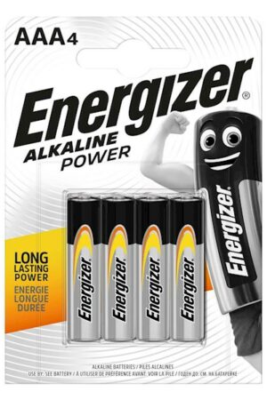 Energizer Alkaline Power AAA, 4-pc blister