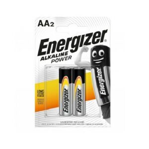 Energizer Alkaline Power AA, 2-pc blister