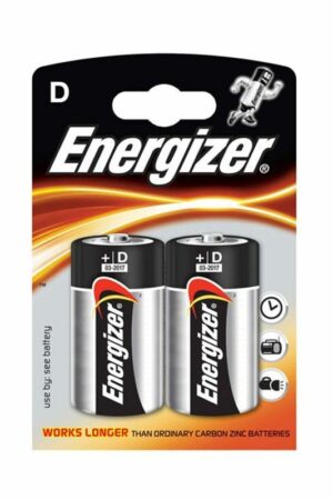 Energizer Alkaline Power D, 2-pc blister
