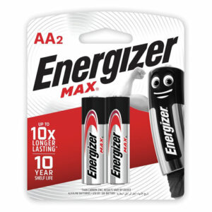 Energizer Max AA, 2-pc blister