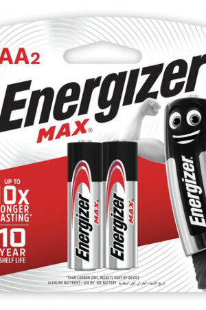 Energizer Max AA, 2-pc blister