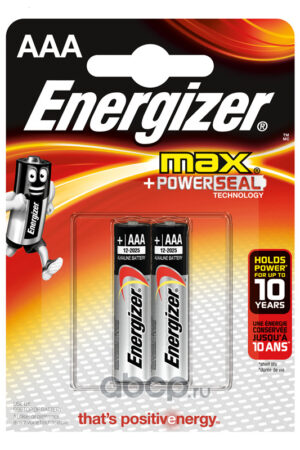 Energizer Max AAA 2-pc blister