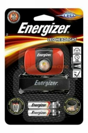 Energizer LED Headlight 2AAA (included) 55 lumens, 18h, 20m beam, 1m drop