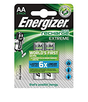 Energizer Extreme AA 2300mAh precharged, 2-pack blister