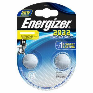 Energizer Ultimate Lithium button CR2032, 2-pc blister