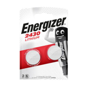 Energizer Lithium button cell CR2430, 2-pc blister