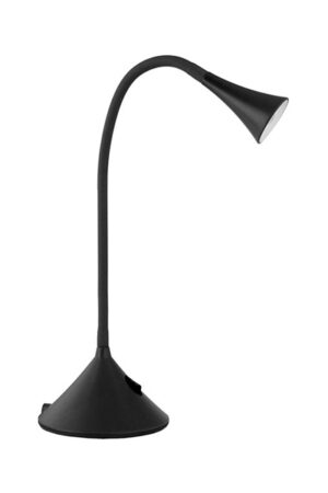 Camelion მაგიდის სანათი ლედ განათებით KD-796  C02  შავი 3,2 ვატი 300 ლუმენი 4000 კანდელი ზომა 350 х 135 х 75