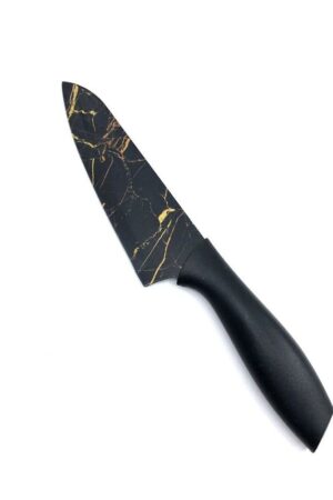 დანა მეტალის ზედაპირით და გლუვი პირით 28.5 სმ Chef Knife Marmoreal სერია