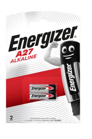 Energizer Alkaline for remote A27, 2-pc blister